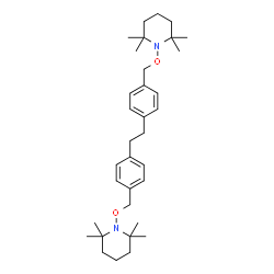 ChemSpider 2D Image | 1,1'-[1,2-Ethanediylbis(4,1-phenylenemethyleneoxy)]bis(2,2,6,6-tetramethylpiperidine) | C34H52N2O2