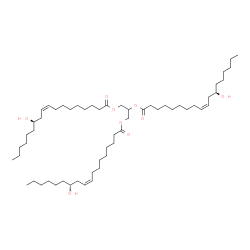 ChemSpider 2D Image | Ricinolein | C57H104O9