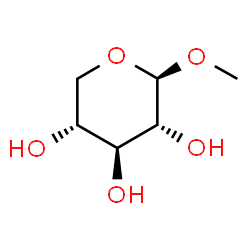 ChemSpider 2D Image | Methyl b-D-xylopyranoside | C6H12O5