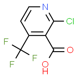 ChemSpider 2D Image | 2-Chloro-4-(trifluoromethyl)nicotinic acid | C7H3ClF3NO2