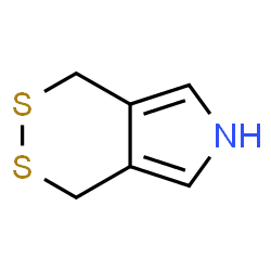ChemSpider 2D Image | 4,6-Dihydro-1H-[1,2]dithiino[4,5-c]pyrrole | C6H7NS2