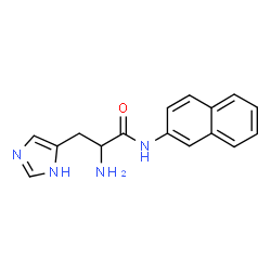 ChemSpider 2D Image | N-2-Naphthylhistidinamide | C16H16N4O