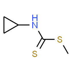 ChemSpider 2D Image | Methyl cyclopropylcarbamodithioate | C5H9NS2