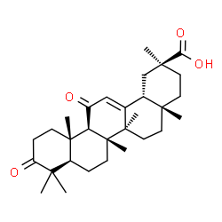 ChemSpider 2D Image | 3-Oxoglycyrrhetic acid | C30H44O4