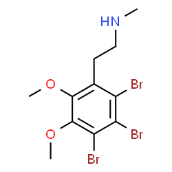ChemSpider 2D Image | convolutamine H | C11H14Br3NO2