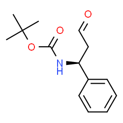 ChemSpider 2D Image | N-Boc-(3S)-3-phenyl-3-aminopropionaldehyde | C14H19NO3