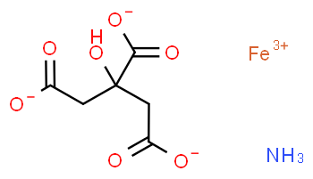 Amonio hierro(III) citrato, marrón
