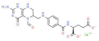 Ácido folínico sal cálcica hidrato, Ph. Eur., para uso parenteral