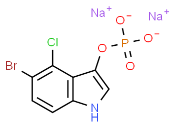 5-bromo-4-cloro-3-indolil fosfato sal sodica