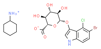 5-Bromo-4-chloro-3-indolyl ß-D-glucuronide cyclohexylammonium salt