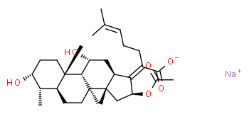 Fusidic acid sodium salt, for culture media use