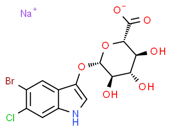 5-Bromo-4-cloro-3-indolil ß-D-glucuronide sodico
