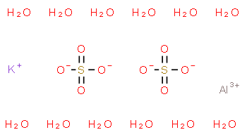 Aluminio potasio sulfato dodecahidrato, Ph. Eur., USP