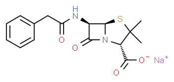 Penicilina G sal sódica, para uso en medios de cultivo