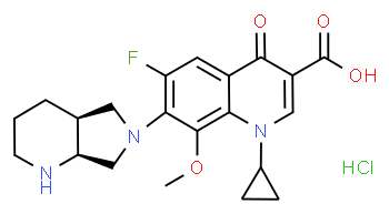 Moxifloxacina clorhidrato, para uso en medios de cultivo
