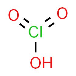 ChemSpider 2D Image | CHLORIC ACID | HClO3